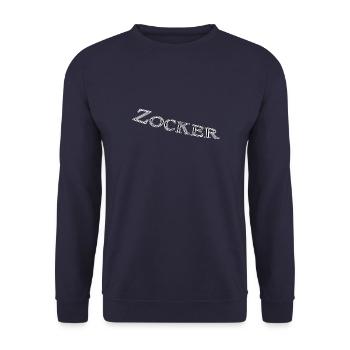 Zocker - Unisex Pullover - Navy - Vorne - Alina (178cm) & Michal (187cm)
