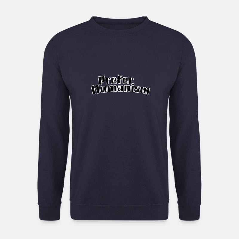 Prefer humanism - Unisex Pullover - Navy