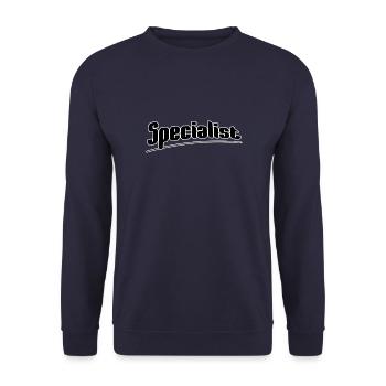 Specialist - Unisex Sweatshirt - navy - Front - Alina (178cm) & Michal (187cm)