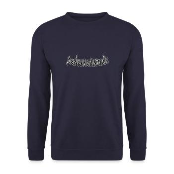 Seelenverwandt - Unisex Pullover - Navy - Vorne - Alina (178cm) & Michal (187cm)