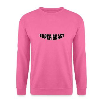 Super bête - Sweat-shirt Unisexe - rose - Devant