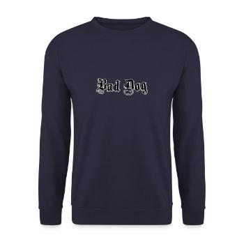 Bad dog - Unisex Sweatshirt - navy - Front - Alina (178cm) & Michal (187cm)