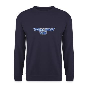Spring break time - Unisex Pullover - Navy - Vorne - Alina (178cm) & Michal (187cm)