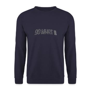 Et alors - Sweat-shirt Unisexe - marine - Devant - Alina (178cm) & Michal (187cm)