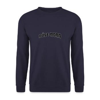 evil mom - Unisex Sweatshirt - navy - Front - Alina (178cm) & Michal (187cm)