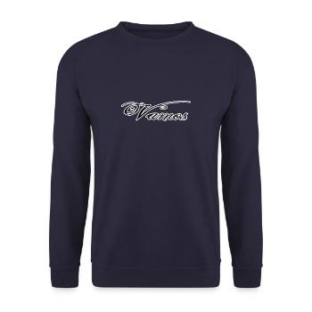 Vamos - Unisex Pullover - Navy - Vorne - Alina (178cm) & Michal (187cm)