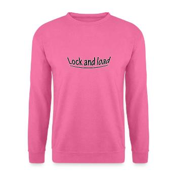 Lock and load - Unisex Sweatshirt - pink - Front