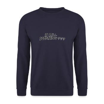 C’est toujours quelque chose - Sweat-shirt Unisexe - marine - Devant - Alina (178cm) & Michal (187cm)