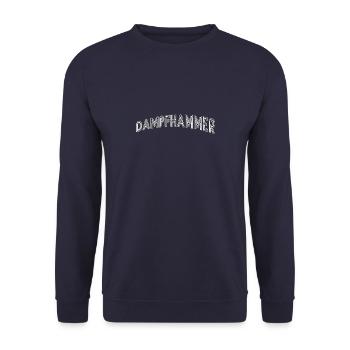 Steam Hammer - Unisex Sweatshirt - navy - Front - Alina (178cm) & Michal (187cm)