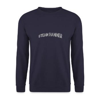 Steam hammer - Unisex Pullover - Navy - Vorne - Alina (178cm) & Michal (187cm)