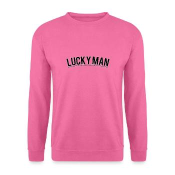 Lucky man - Unisex Pullover - Pink - Vorne