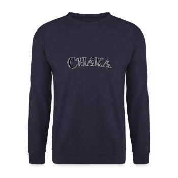 Chaka - Sweat-shirt Unisexe - marine - Devant - Alina (178cm) & Michal (187cm)