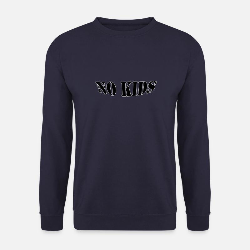 No kids - Unisex Pullover - Navy