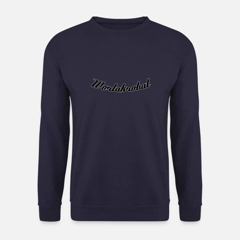 Wortakrobat - Unisex Pullover - Navy