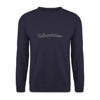 Conservationist of culture - Unisex Sweatshirt - navy - Front - Alina (178cm) & Michal (187cm)