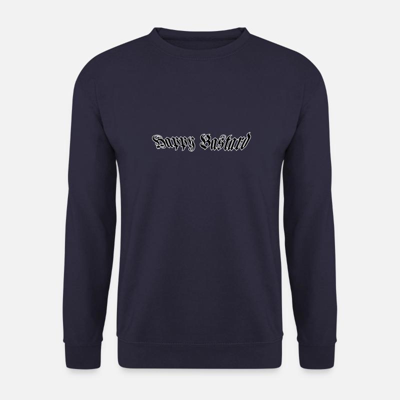 Happy bastard - Unisex Pullover - Navy