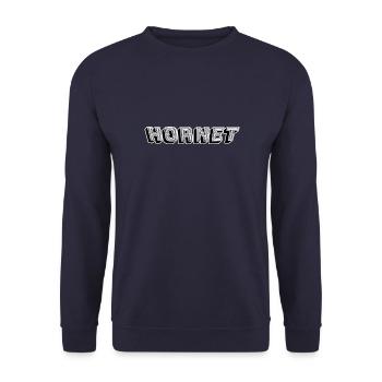 Hornet - Unisex Sweatshirt - navy - Front - Alina (178cm) & Michal (187cm)