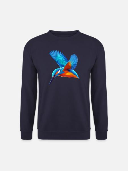 Kingfisher Isfugl - Unisex Sweatshirt - navy