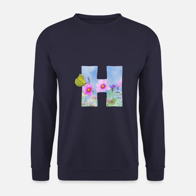 fruehlingsblumen schmetterling h - Unisex Pullover - Navy