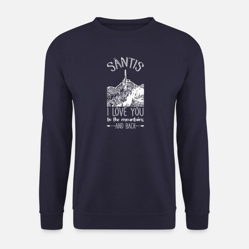 Säntis Berg Alpen Schweiz Geschenk - Unisex Pullover - Navy