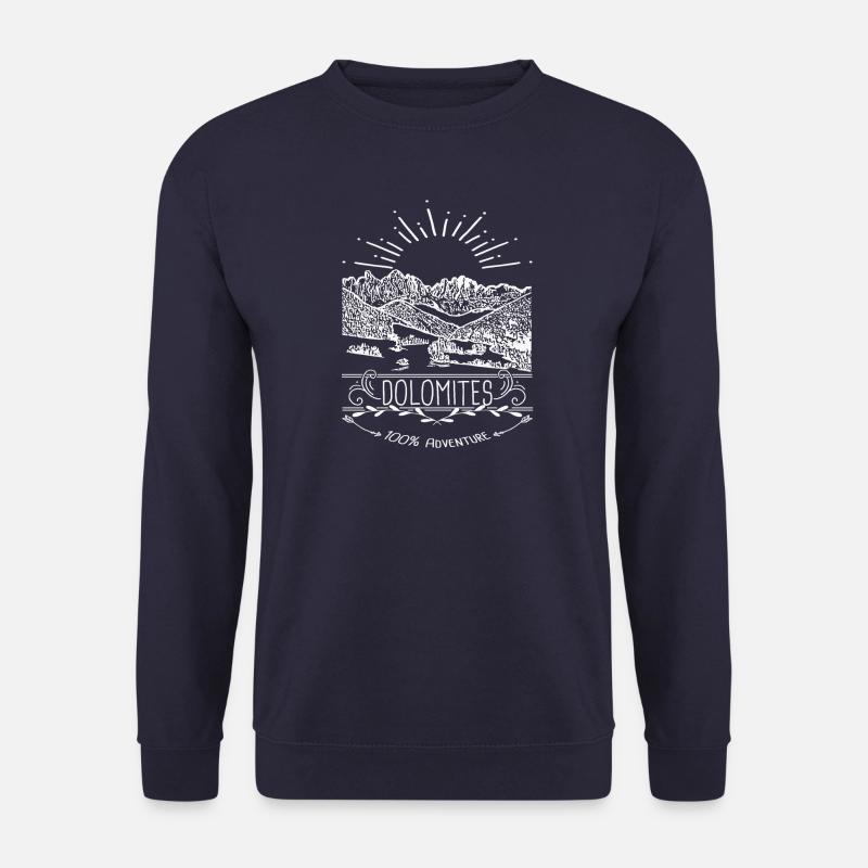 Dolomites Alps South Tyrol - Unisex Sweatshirt - navy
