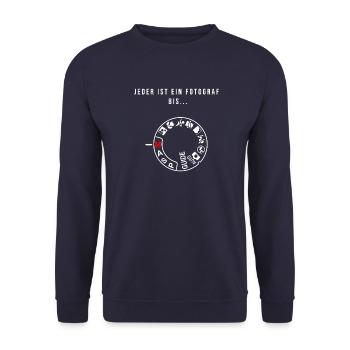 Fotografie Fotograf - Unisex Pullover - Navy - Vorne - Alina (178cm) & Michal (187cm)