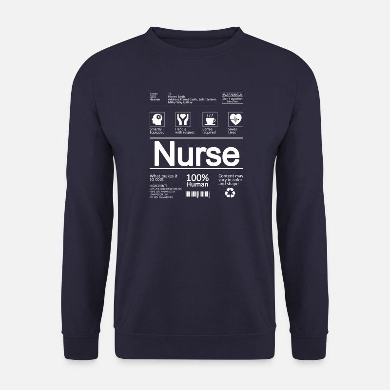 Fun Nurse Gift Nurse Definition - Unisex Pullover - Navy