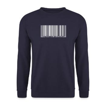 Jésus Paid It & Christian Faith - Sweat-shirt Unisexe - marine - Devant - Alina (178cm) & Michal (187cm)