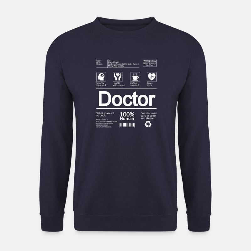 Arzt Doktor Geschenk - Unisex Pullover - Navy
