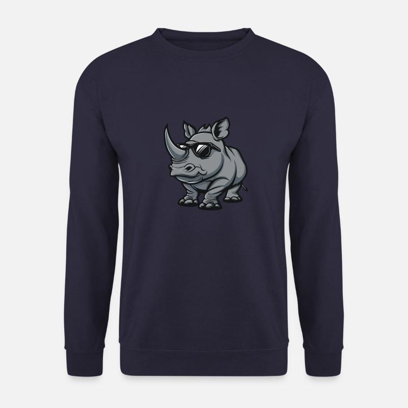 Rhino Cool Comic - Unisex Sweatshirt - navy