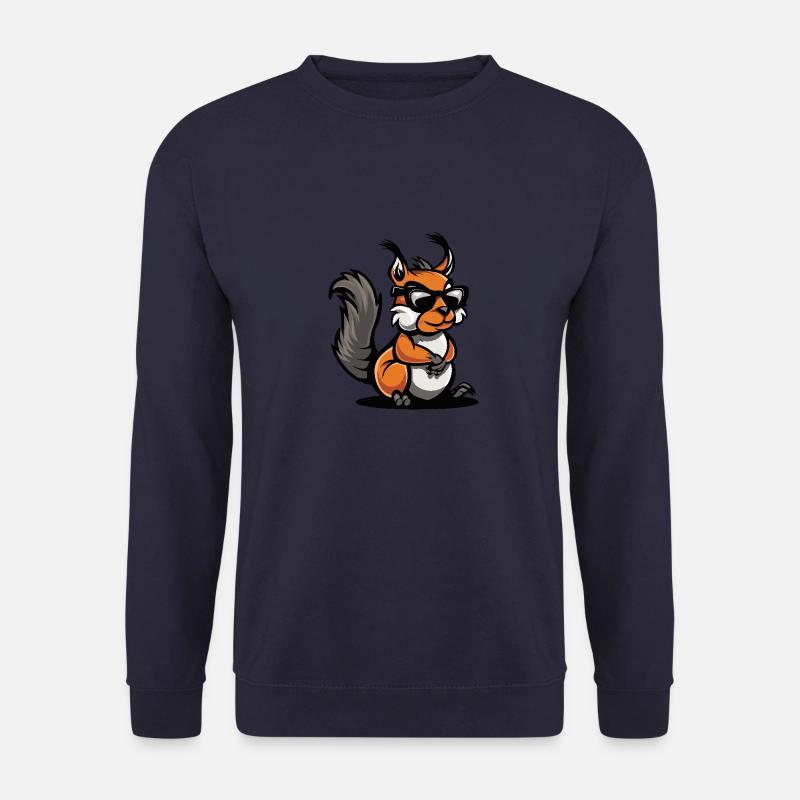 Eichhörnchen Cool Comic - Unisex Pullover - Navy