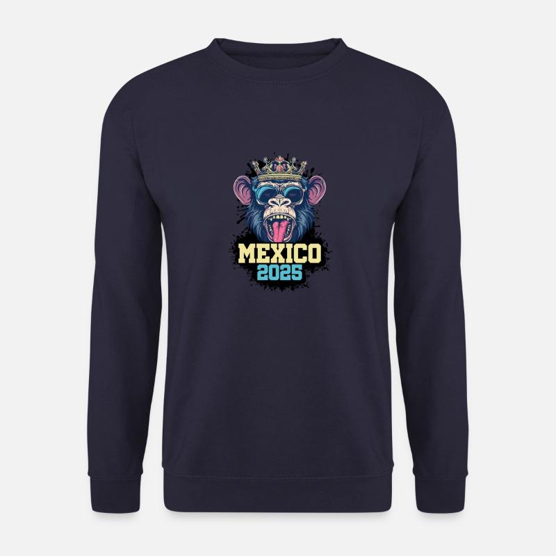Mexiko 2025 Affe - Unisex Pullover - Navy
