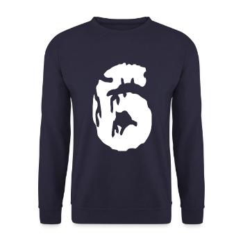 Maillot 6 numéros - Sweat-shirt Unisexe - marine - Devant - Alina (178cm) & Michal (187cm)