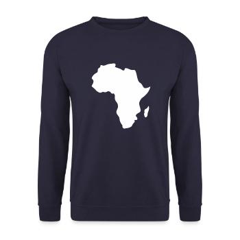 Africa - Sweat-shirt Unisexe - marine - Devant - Alina (178cm) & Michal (187cm)