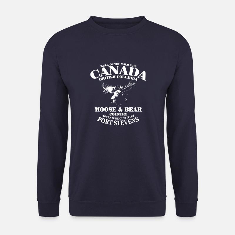 Moose - Canada - Unisex Sweatshirt - navy