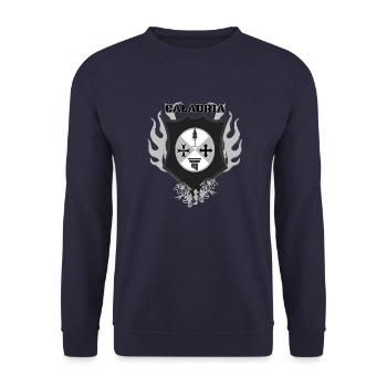 Calabria - Unisex Pullover - Navy - Vorne - Alina (178cm) & Michal (187cm)