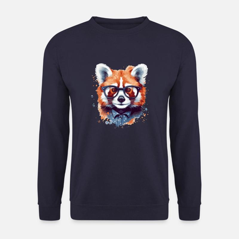 Eli der rote Panda - Unisex Pullover - Navy