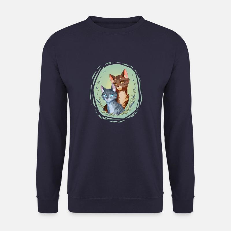 Plume de geai Jay Feather Leafpool Leaf Lake Cats - Sweat-shirt Unisexe - marine
