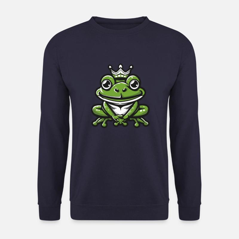 Frosch Krone - Unisex Pullover - Navy