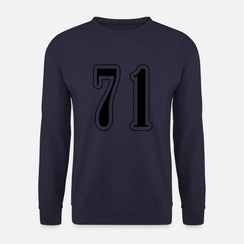 71 Number Symbol - Unisex Sweatshirt - navy