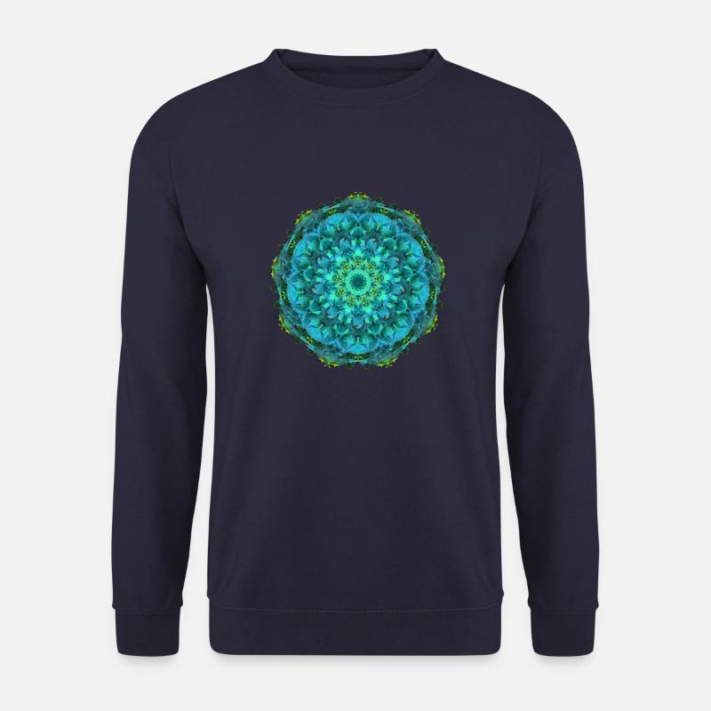 Water Mandala - Unisex Pullover - Navy
