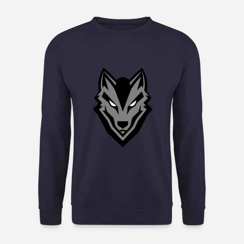 Wolf Icon - Unisex Sweatshirt - navy