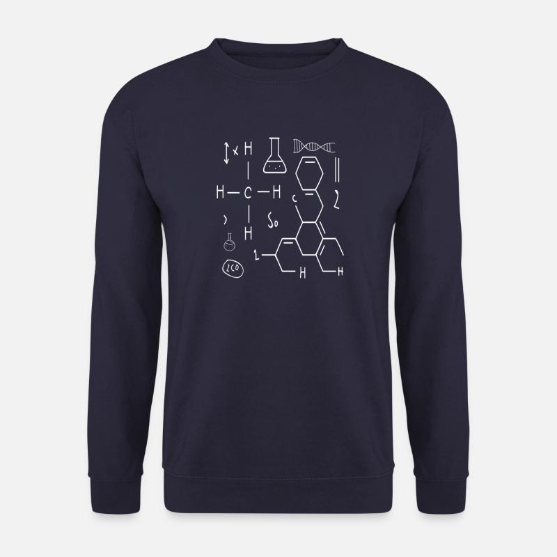 Physik Chemie Bild Formel Humor Geschenk - Unisex Pullover - Navy