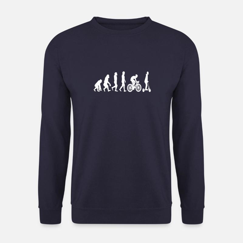 Cadeau de développement Evolution e-scooter people - Sweat-shirt Unisexe - marine