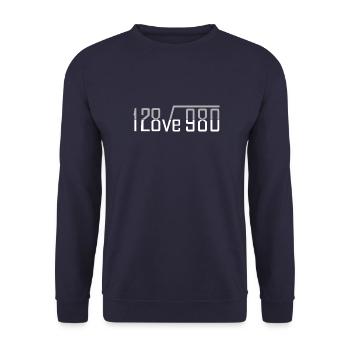 Formel der Liebe - Formula of Love - Unisex Pullover - Navy - Vorne - Alina (178cm) & Michal (187cm)