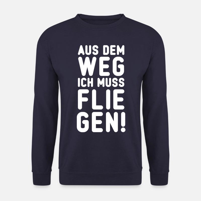 fliegen pilot - Unisex Pullover - Navy
