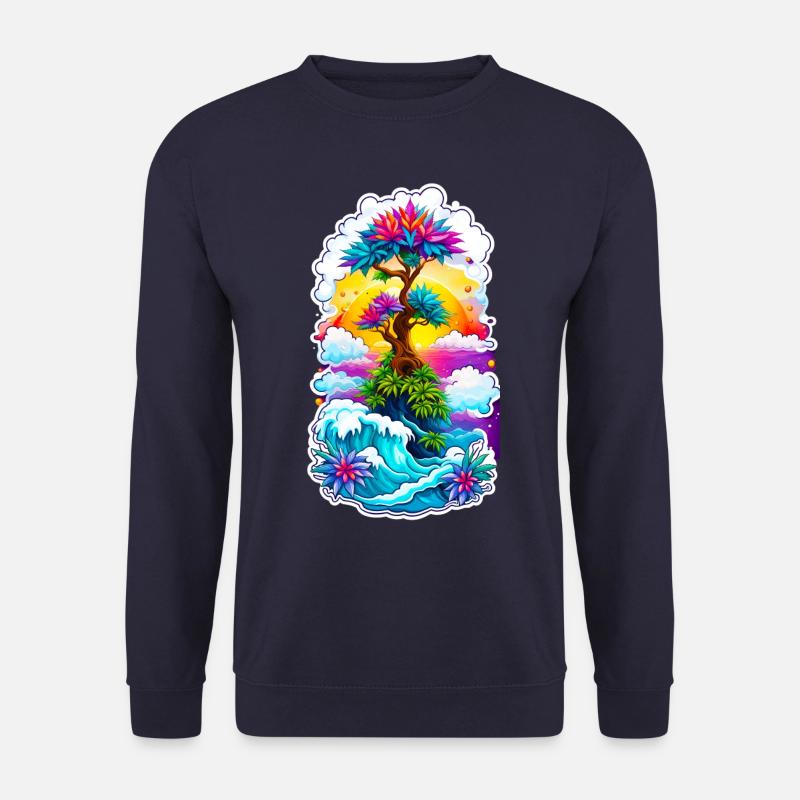 High waves 03 - Unisex Sweatshirt - navy