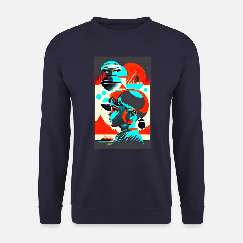 Space Girl - Unisex Pullover - Navy