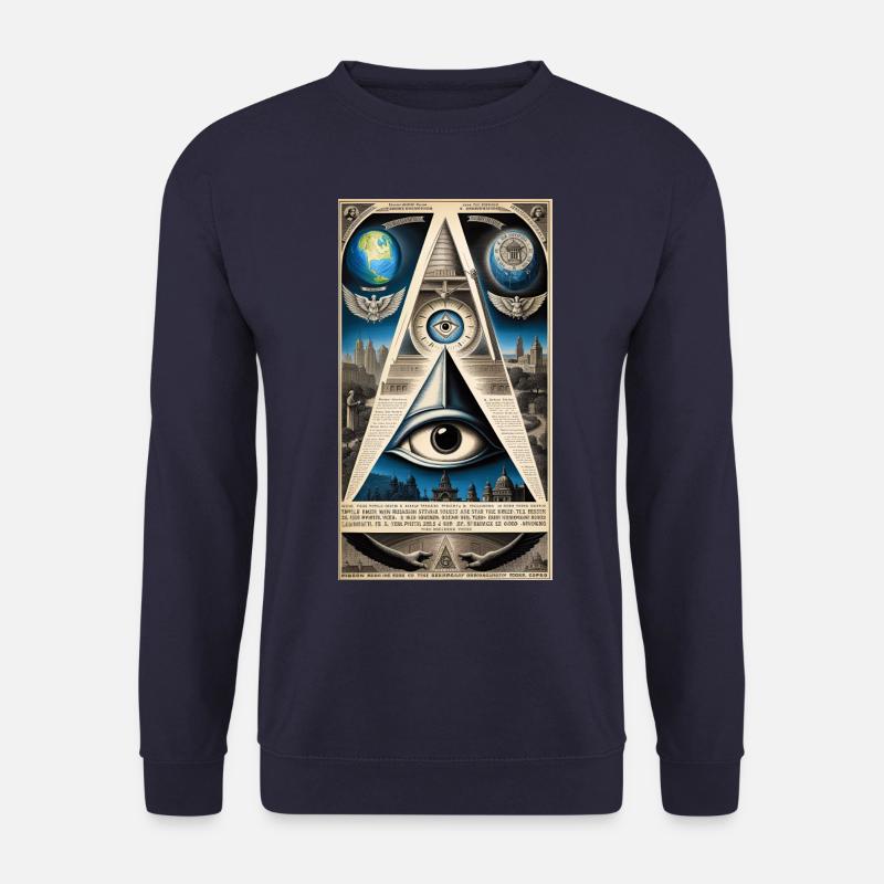 The All-Seeing Eye 01 - Unisex Sweatshirt - navy