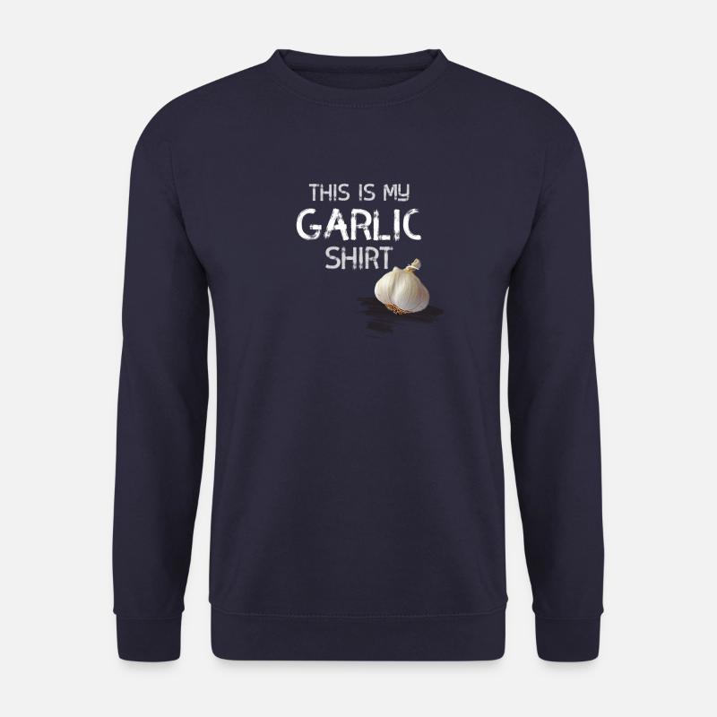 Garlic statement - Unisex Sweatshirt - navy